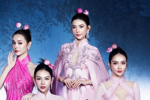 Thí sinh Miss Universe Vietnam duyên dáng với áo dài