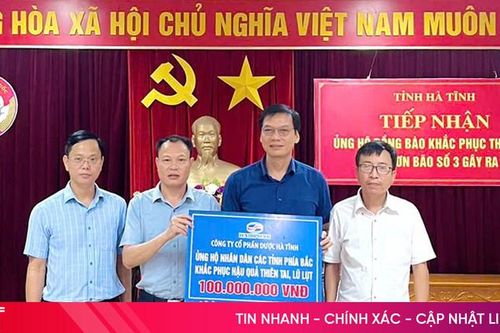 Hà Tĩnh tiếp nhận gần 6,4 tỷ đồng ủng hộ đồng bào ảnh hưởng thiên tai