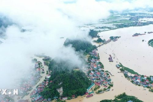Ninh Bình dừng di dời người dân do lũ trên sông Hoàng Long đang xuống