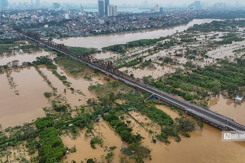 Hà Nội: Rút lệnh báo động lũ cấp 2 trên sông Hồng, sông Đuống