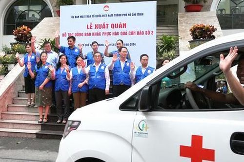 TPHCM xuất quân tham gia khắc phục hậu quả bão lũ tại miền Bắc