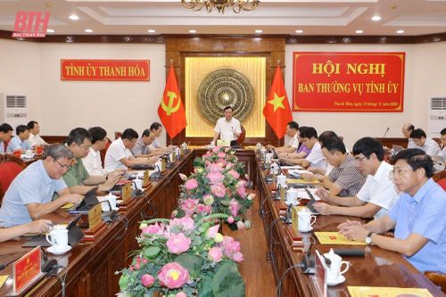 Ban Thường vụ Tỉnh ủy cho ý kiến vào Đề cương chi tiết Báo cáo Chính trị của Ban chấp hành Đảng bộ tỉnh khóa XIX tại Đại hội Đảng bộ tỉnh lần thứ XX