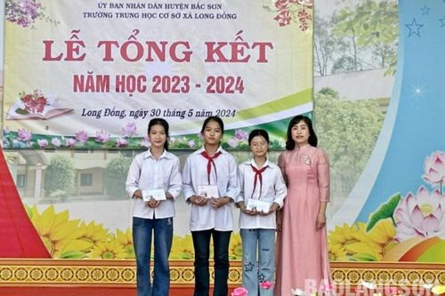 Trường THCS Long Đống - đơn vị dẫn đầu phong trào thi đua