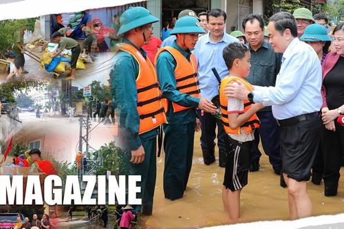Căng sức, đồng lòng chiến thắng thiên tai