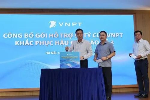 VNPT triển khai gói khắc phục hậu quả bão số 3