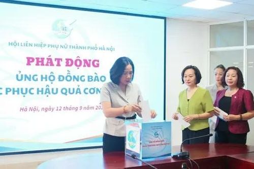 Hội LHPN Hà Nội phát động ủng hộ đồng bào vùng lũ