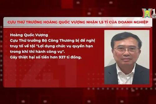 Cựu Thứ trưởng nhận 1,5 tỉ của doanh nghiệp
