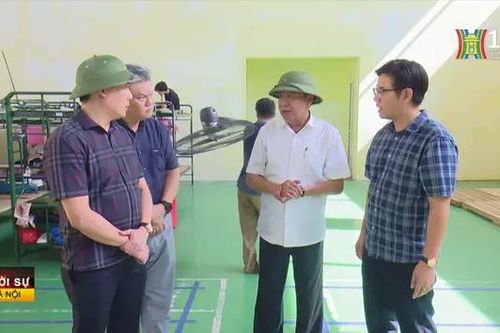 Lãnh đạo thành phố kiểm tra khắc phục hậu quả mưa bão