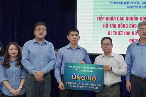 TCL sát cánh cùng đồng bào miền Bắc trong thiên tai lịch sử