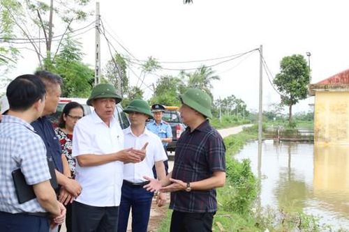 Chương Mỹ bảo đảm an toàn đê điều, an ninh trật tự nơi sơ tán, vùng ngập lụt