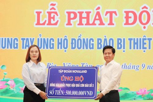 NovaGroup phát động loạt chương trình tiếp sức, ủng hộ đồng bào vùng bão lũ