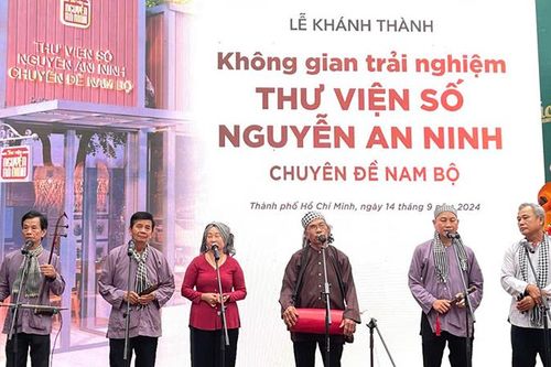 Ra mắt không gian trải nghiệm Thư viện số Nguyễn An Ninh - chuyên đề Nam Bộ