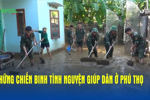 Những chiến binh tình nguyện giúp dân ở Phú Thọ
