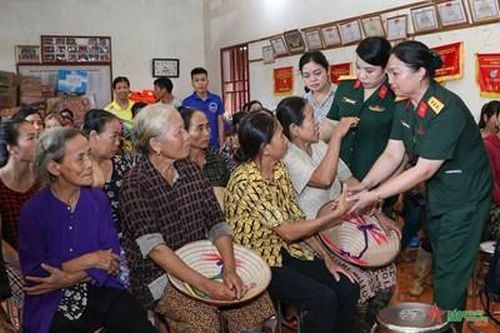 Các đơn vị Quân đội hướng về đồng bào bị thiệt hại do bão số 3 gây ra