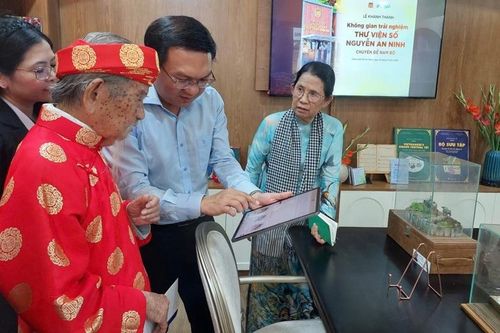 Ra mắt Không gian thư viện số Nguyễn An Ninh