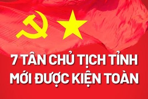 Chân dung 7 tân Chủ tịch tỉnh mới được kiện toàn