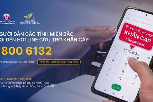 Vận hành tổng đài tiếp nhận thông tin cứu trợ khẩn cấp 18006132