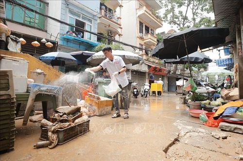 Giám sát xử lý môi trường, phòng chống dịch bệnh sau mưa lũ