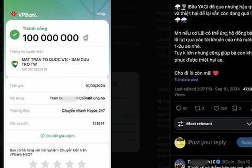 Sao kê - 'cơn bão' phơi bày sự giả dối, phông bạt mượn danh cứu trợ đồng bào