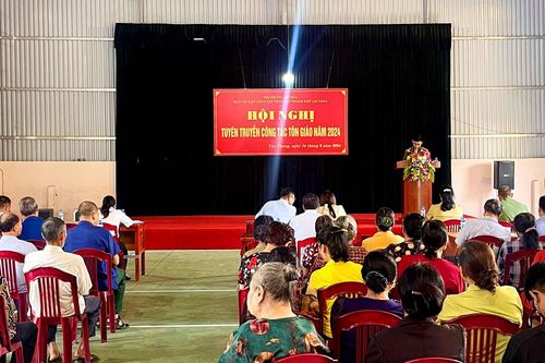 Hội nghị tuyên truyền công tác tôn giáo năm 2024