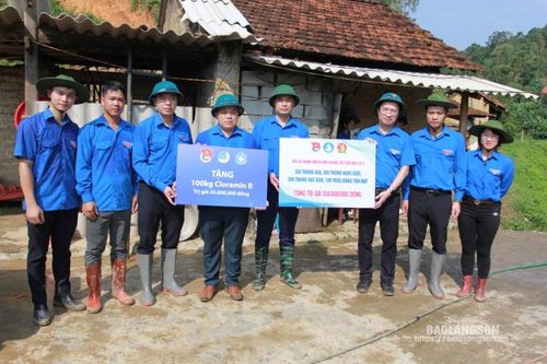 Trung ương Đoàn hỗ trợ Lạng Sơn khắc phục hậu quả sau bão