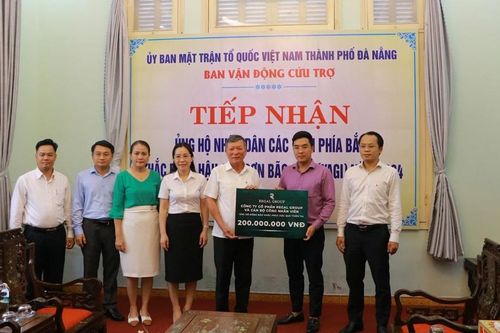 Regal Group trao tặng 200 triệu đồng hỗ trợ miền Bắc khắc phục thiên tai