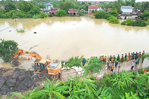 Yên Thế (Bắc Giang): Chung sức, đồng lòng vượt qua bão lũ