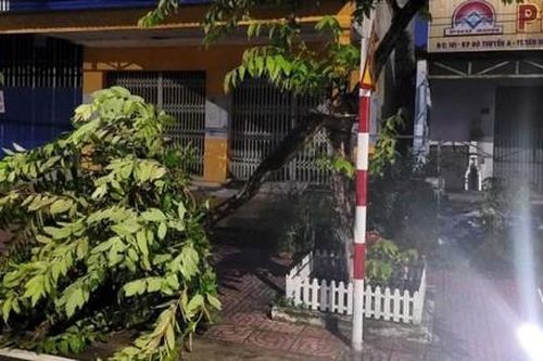 Long An: Mưa giông làm tốc mái nhiều căn nhà, 1 người bị thương