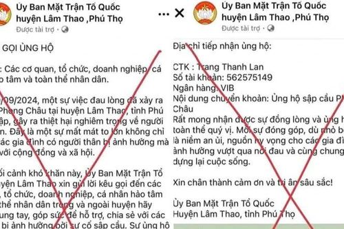 Cảnh giác với những thông tin lừa đảo, sai sự thật về bão, lũ