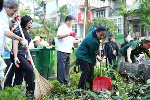 Hà Nội: Tăng cường khắc phục hậu quả sau bão