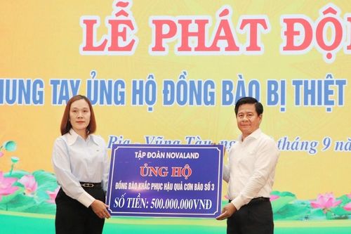 NovaGroup phát động loạt chương trình tiếp sức đồng bào vùng bão lũ