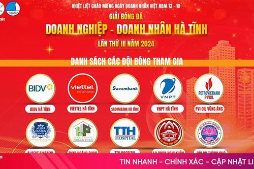 Giải Bóng đá doanh nghiệp - doanh nhân Hà Tĩnh dự kiến khởi tranh ngày 27/9