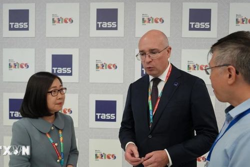 Lãnh đạo TTXVN dự Lễ kỷ niệm thành lập TASS và Hội nghị Truyền thông BRICS