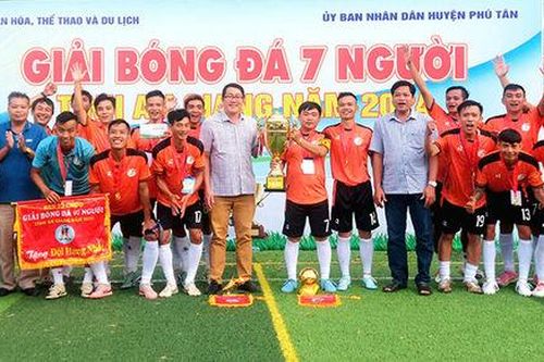 Bế mạc Giải Bóng đá 7 người tỉnh An Giang năm 2024