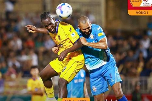 SHB Đà Nẵng chia điểm với Sông Lam Nghệ An trong trận khai màn V-League
