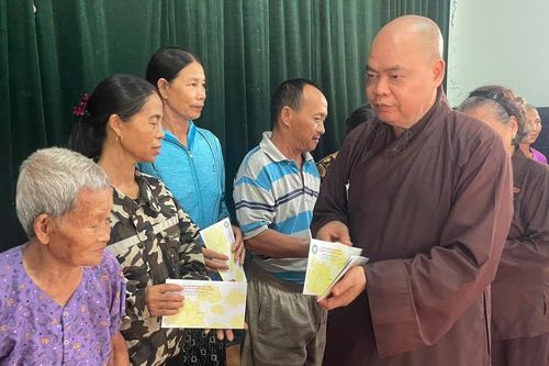 Ban Trị sự GHPGVN tỉnh Thái Nguyên, Hải Dương và Khánh Hòa hỗ trợ đồng bào bị thiệt hại do bão số 3