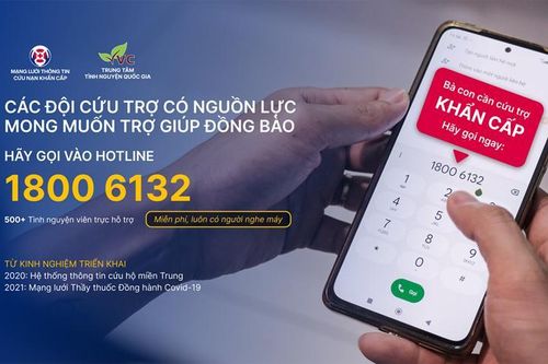Ra mắt Tổng đài thông tin cứu trợ khẩn cấp 18006132