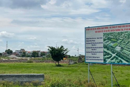 Giao đất cho huyện Thường Tín để xây hạ tầng khu đấu giá xã Vạn Điểm