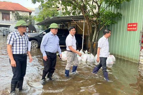Huyện Thường Tín tìm biện pháp chống ngập úng tại cụm công nghiệp Hà Bình Phương