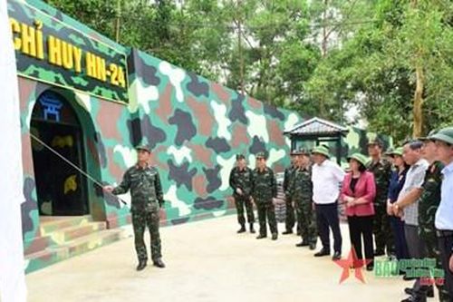 Vừa tích cực phòng, chống lụt bão vừa sẵn sàng cho diễn tập khu vực phòng thủ