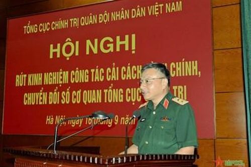 Tổng cục Chính trị: Quyết liệt đẩy mạnh cải cách hành chính, chuyển đổi số