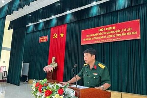 An Giang: Rút kinh nghiệm công tác giáo dục, quản lý kỷ luật và bảo đảm an toàn