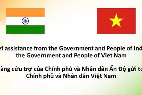Ấn Độ gửi hàng cứu trợ nhân đạo trị giá 1 triệu USD tới Việt Nam