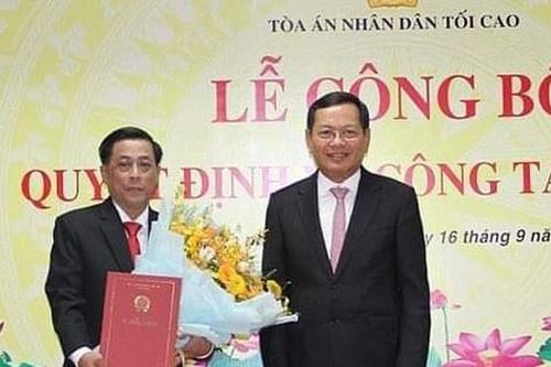 Công bố quyết định của Chánh án TAND tối cao về công tác cán bộ