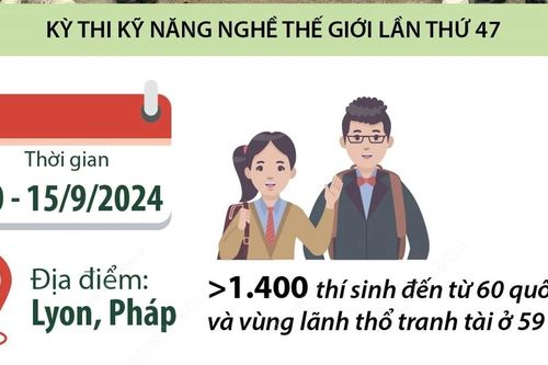 Việt Nam giành huy chương Đồng kỳ thi Kỹ năng nghề thế giới lần thứ 47
