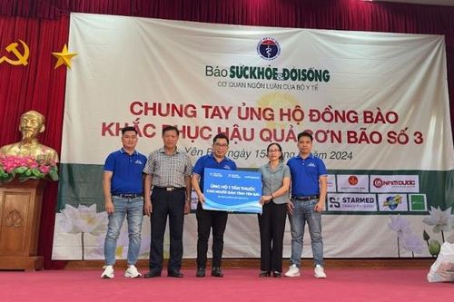 Hàng tấn thuốc hỗ trợ các tỉnh miền Bắc bị ảnh hưởng bởi bão lũ