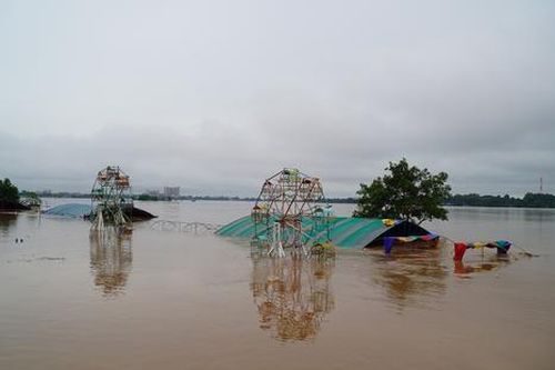 Lũ trên sông Mekong dâng cao do bão Yagi, miền Tây nguy cơ ngập lụt