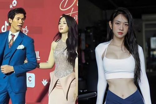 Mỹ nhân 'dính như sam' với Nhan Phúc Vinh ở sự kiện có phong cách nóng bỏng