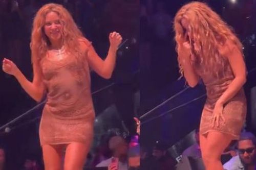 Shakira bị khán giả đặt điện thoại quay lén dưới váy khi vui chơi ở hộp đêm
