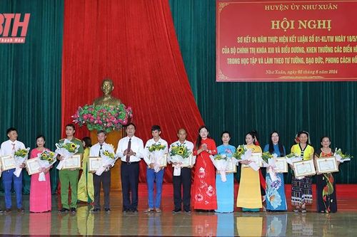 Như Xuân học tập và làm theo Bác bằng những hành động thiết thực